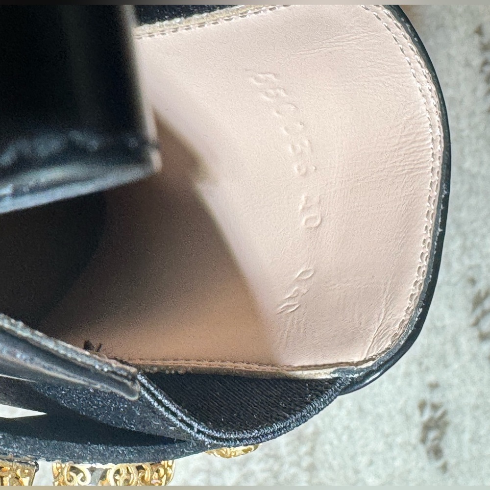 Gucci Trip Embellished Block Heel Chelsea Boots - Picture 12 of 15